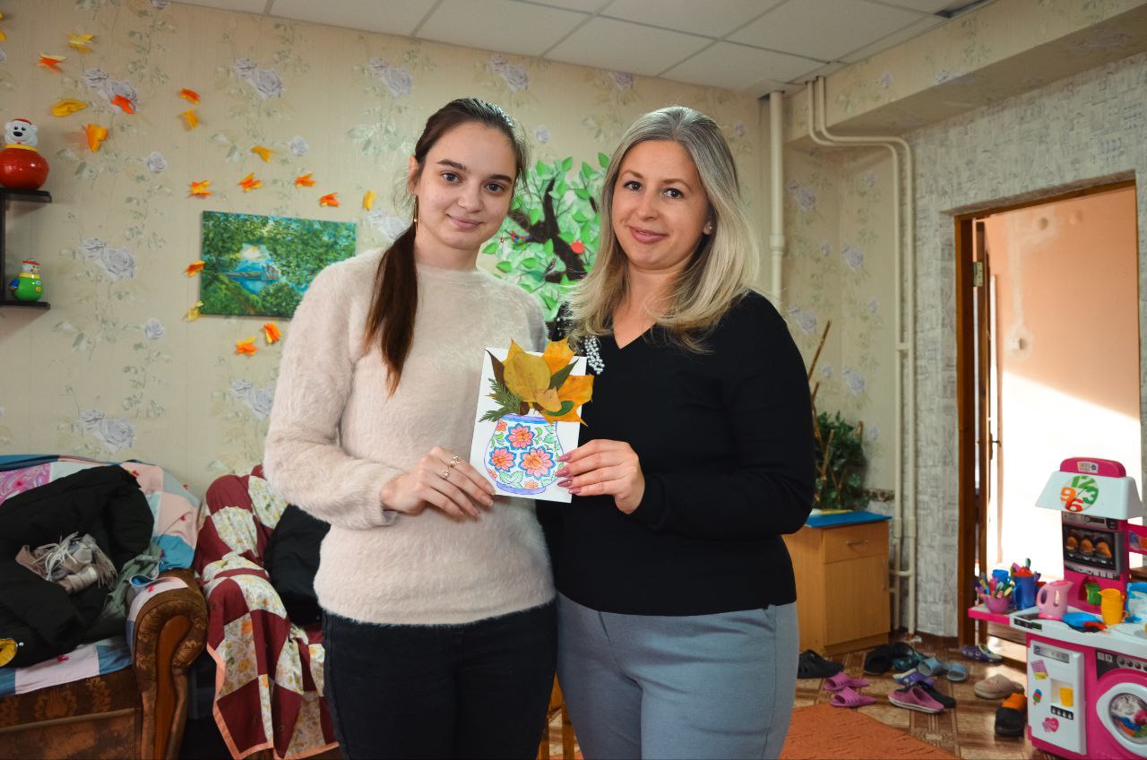 Акция «Цветы для мамы» в Горловке.