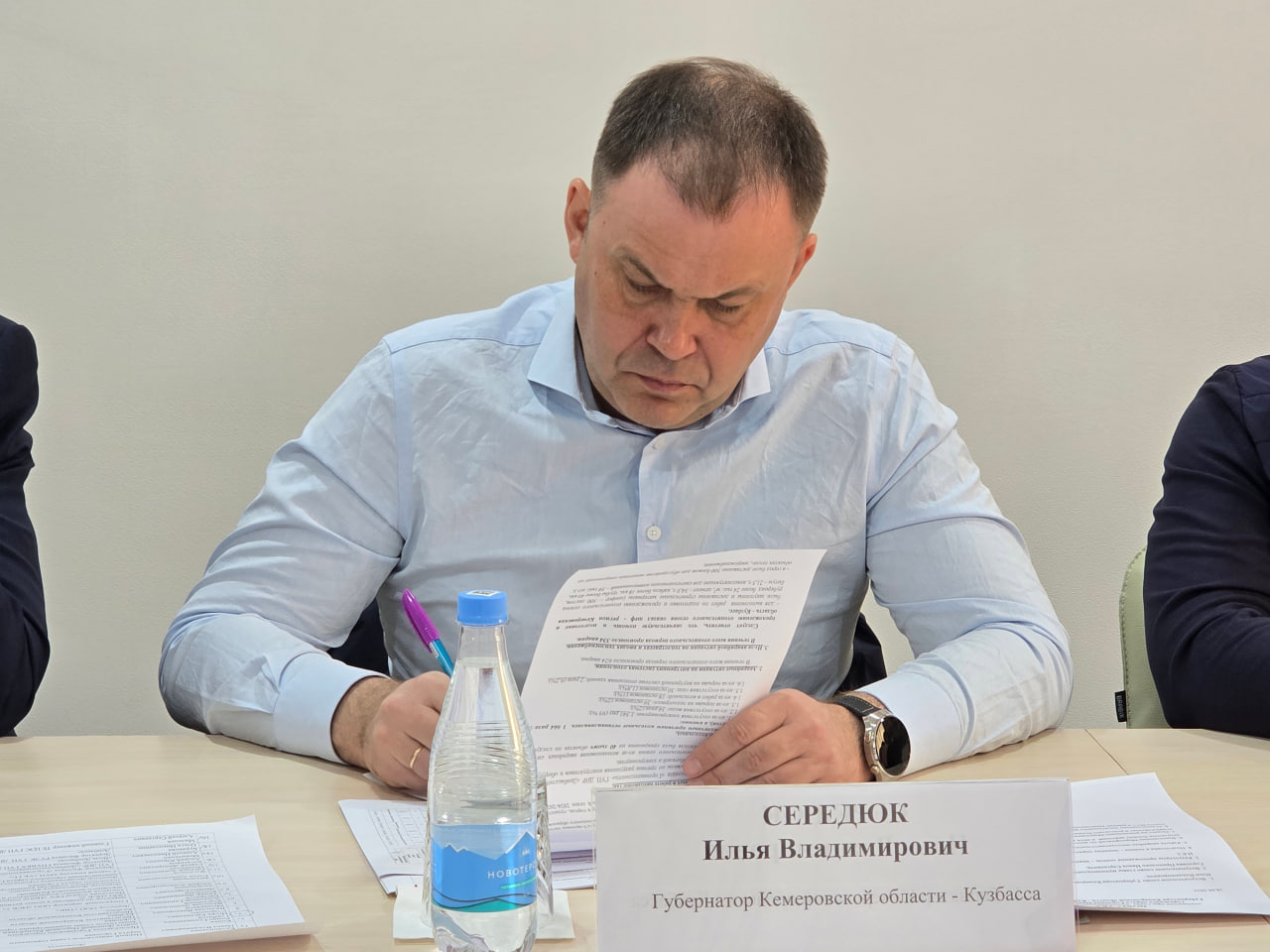 Губернатор Кузбасса Илья Владимирович Середюк посетил Горловку с рабочим визитом.