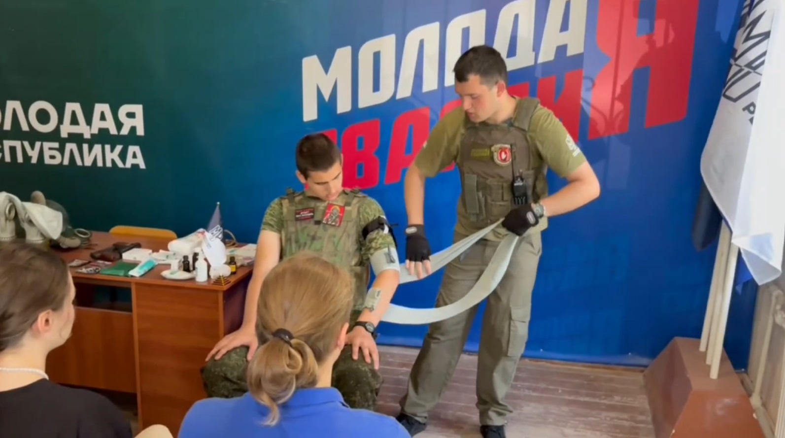 Молодёжка Горловки провела тренинг⚡️.