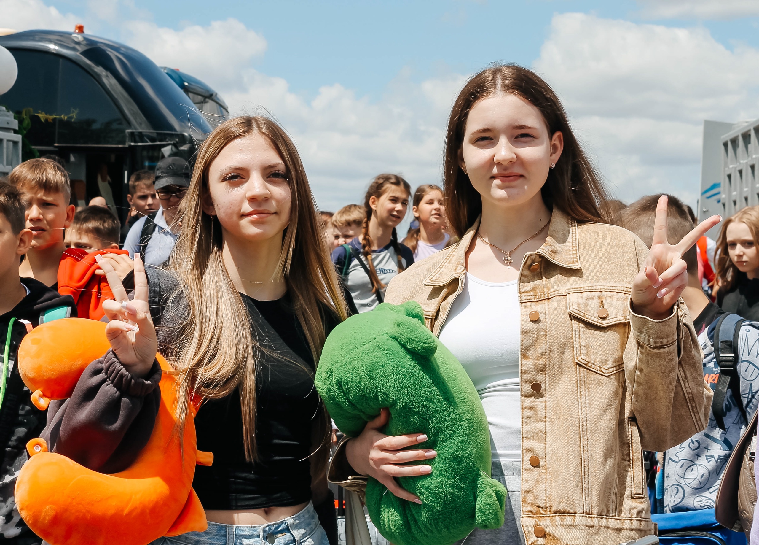350 юных горловчан прибыли на отдых в Детский оздоровительный лагерь «Спутник».