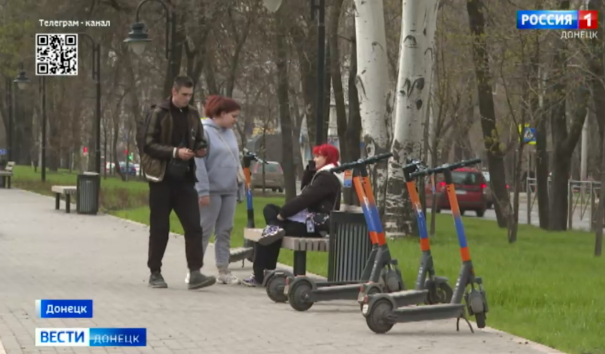 🛴 С появлением в Донецке проката самокатов, участились опасные ситуации на дорогах.