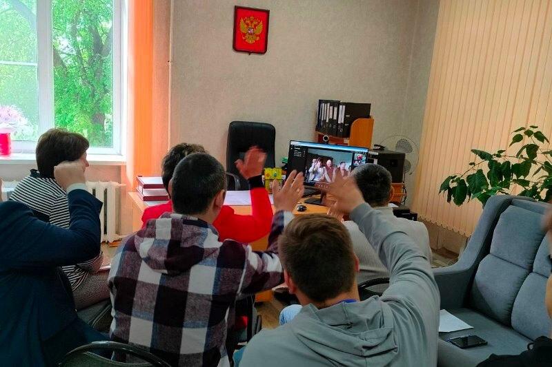 В Тульской области прошел телемост с Горловкой.