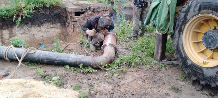 Работы филиала «Горловское ПУВКХ» ГУП ДНР «ВОДА ДОНБАССА». Работы филиала «Горловское ПУВКХ» ГУП ДНР «ВОДА ДОНБАССА».